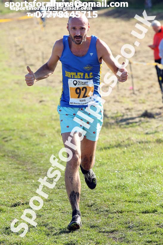 Senior mens 2019 Start Fitness Harrier League, Wrekenton, Gateshead. Photo: David T. Hewitson/Sports for All Pics